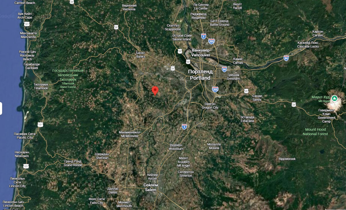 Точка на карте