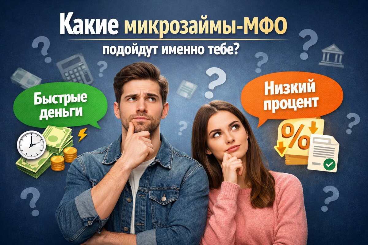 Сегодня микрозаймы стали одним из самых быстрых способов получить деньги, когда они нужны срочно. Многие микрофинансовые организации предлагают оформить займ онлайн всего за несколько минут, без справок и долгих проверок.

Но у разных МФО условия могут сильно отличаться: где-то выше процент, где-то меньше срок, а где-то больше вероятность одобрения. Поэтому важно понимать, какой микрозайм подойдёт именно в вашей ситуации.

В этой статье разберём основные виды микрозаймов и расскажем, на что стоит обратить внимание перед оформлением.