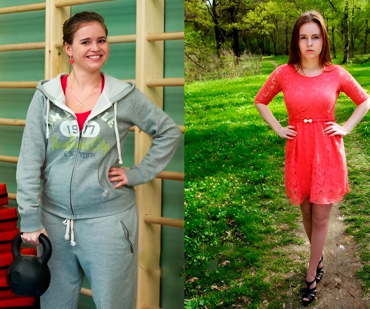 Полина Гренц, фото до и после