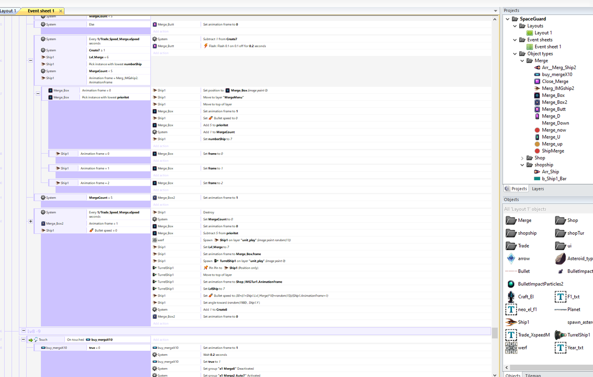 Вот этот ад — результат внедрения мерджа. Сотни строк, в которых легко потеряться