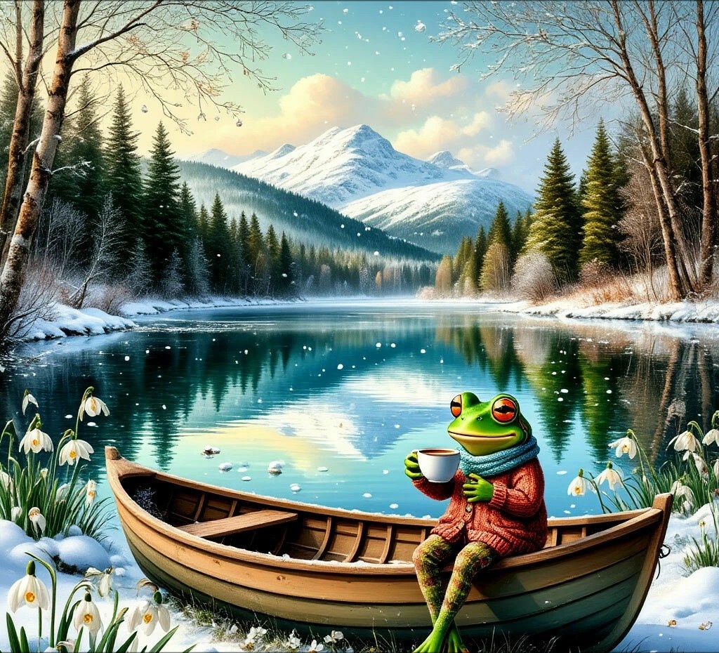 А воды уж весной шумят!