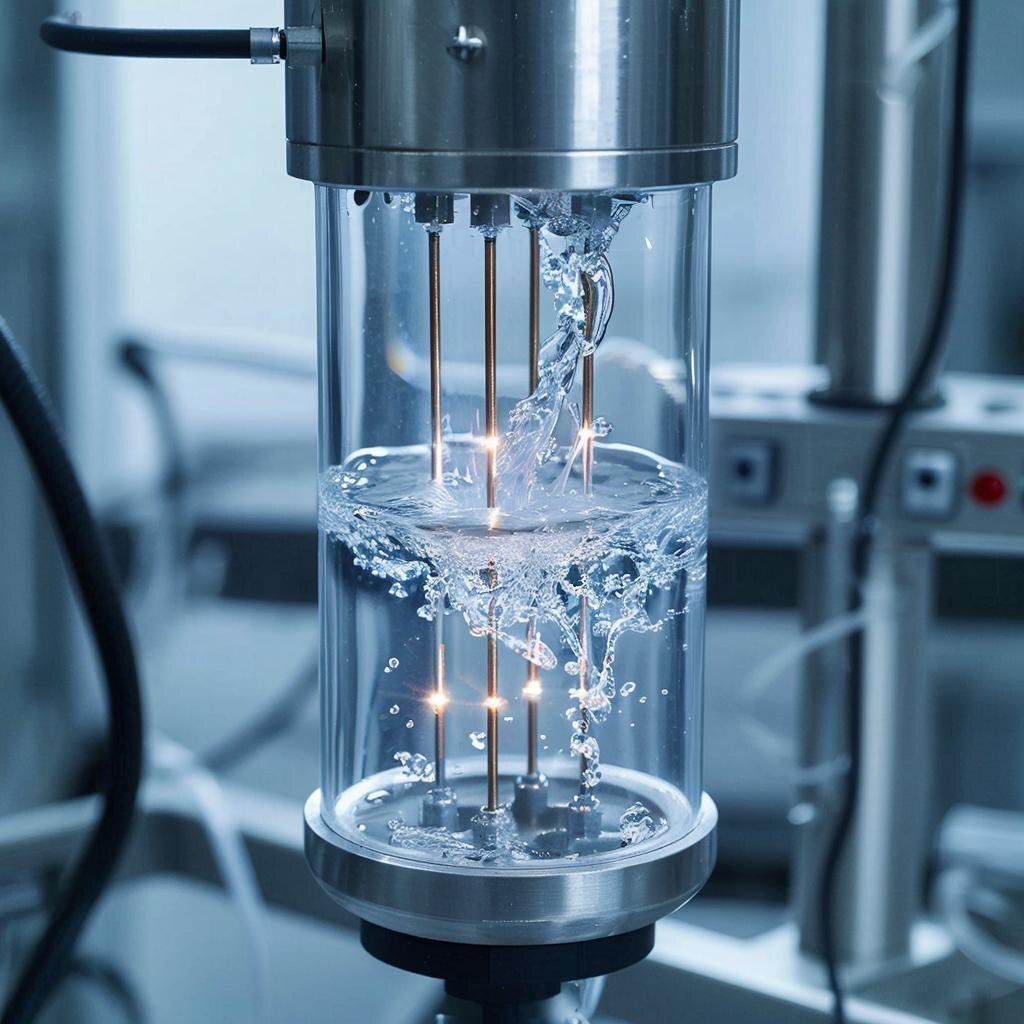 Пример электрохимической реакции в миниатюре