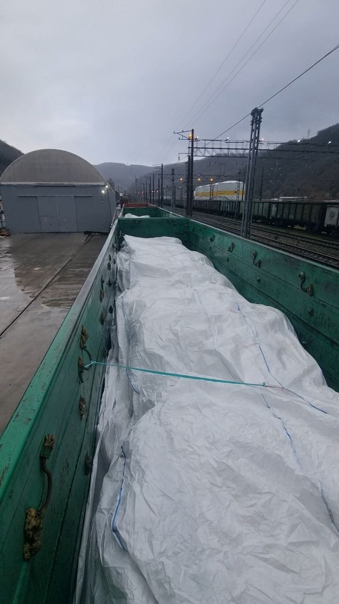 Вкладыш в полувагоне