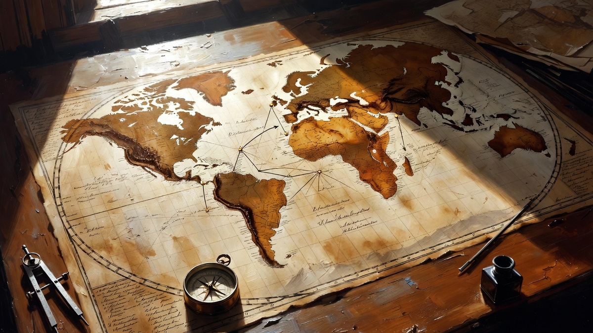 Мировая торговля в заложниках у географии. Визуализация