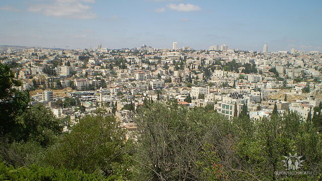Вид Иерусалима со смотровой площадки