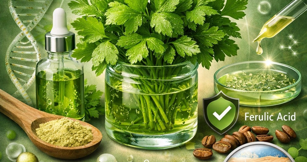 От петрушки сбегут веснушки и чем еще полезна петрушка в косметике.