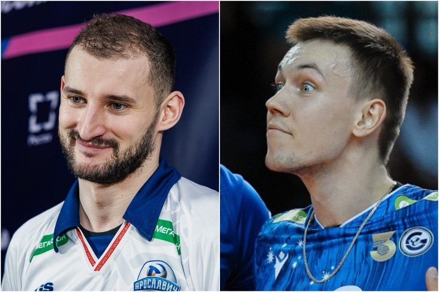    Андрей Бобров и Андрей Бобров / фото: yarvolley.ru, gazprom-ugra.ru