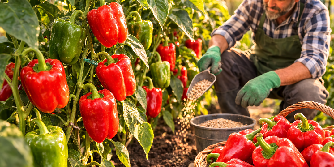 Щедрый урожай перца без химии. Простая схема подкормок, которой пользовалась моя бабушка