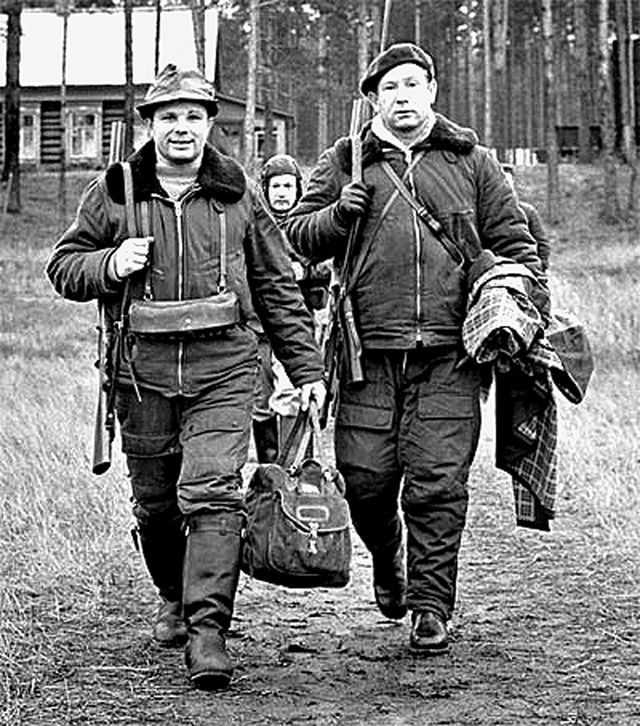 С Алексеем Леоновым на охоте