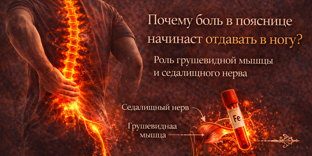 «Почему боль в пояснице начинает отдавать в ногу: роль грушевидной мышцы и седалищного нерва»