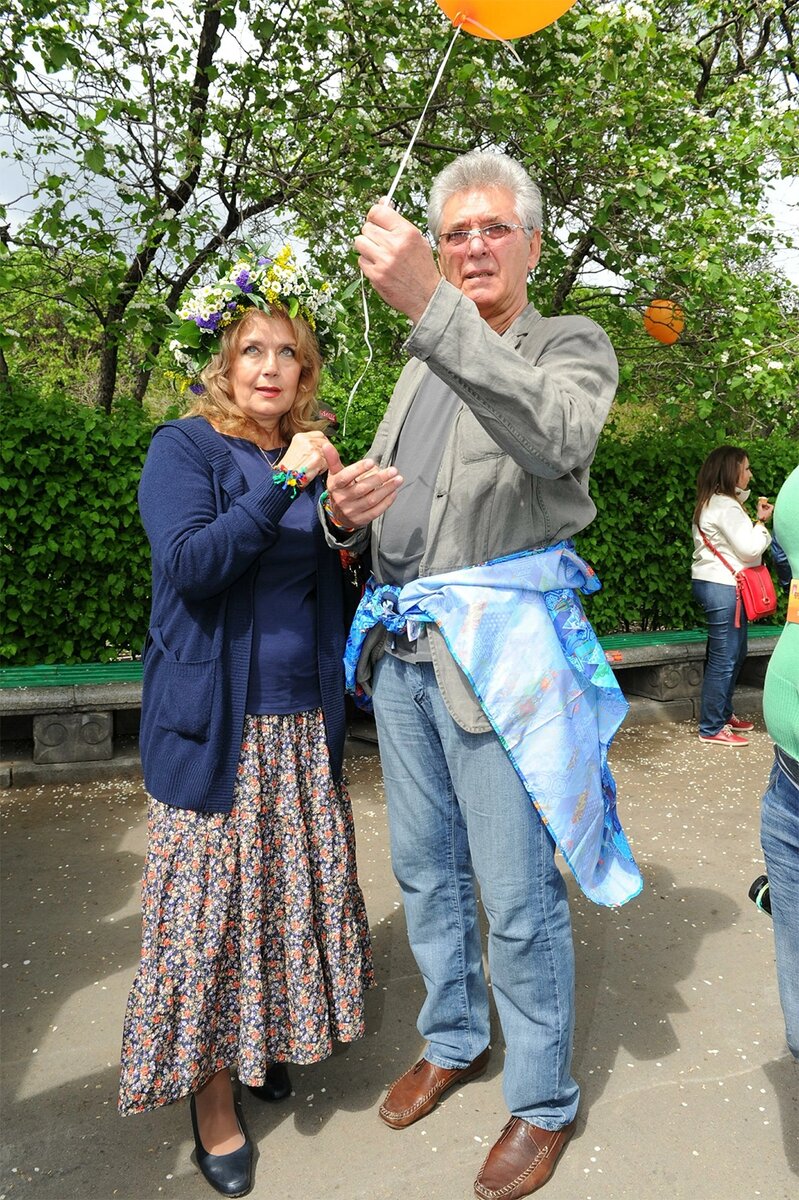  Ирина Алферова c мужем Сергеем Мартыновым. Фото: www.globallookpress.com