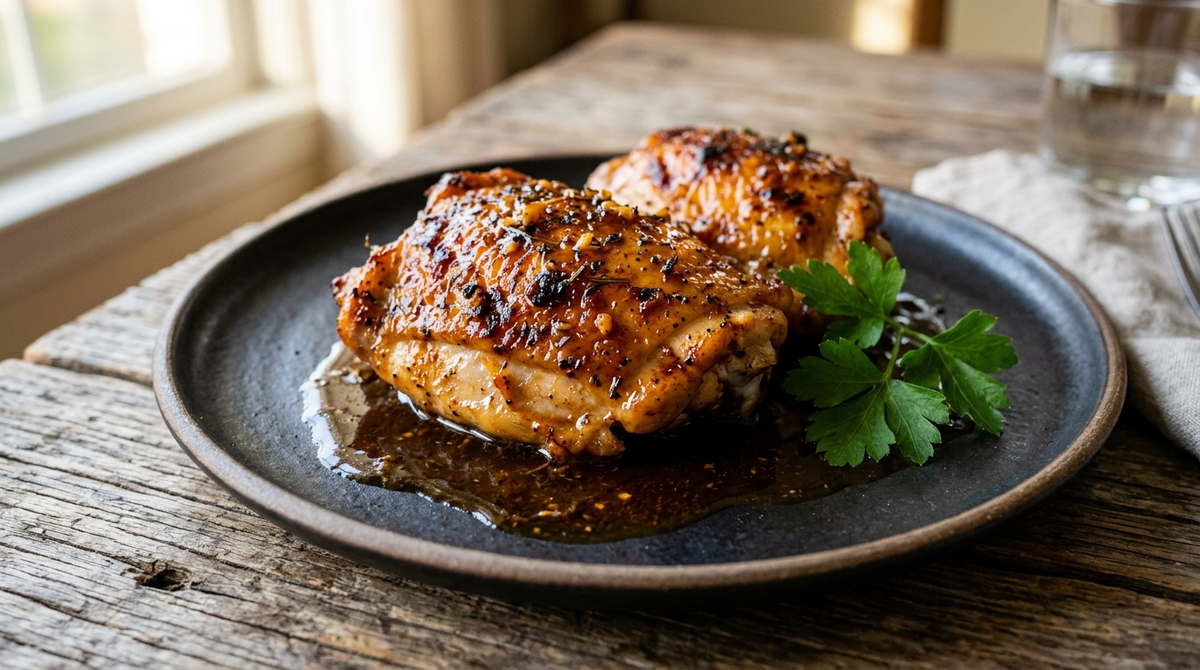 Куриные бёдра с паприкой за 25 минут на сковороде