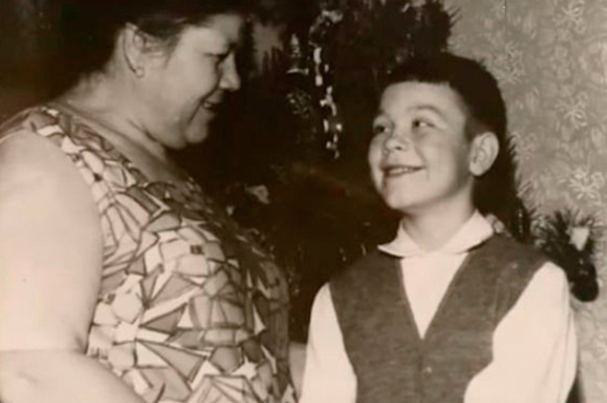 Сергей Селин с мамой