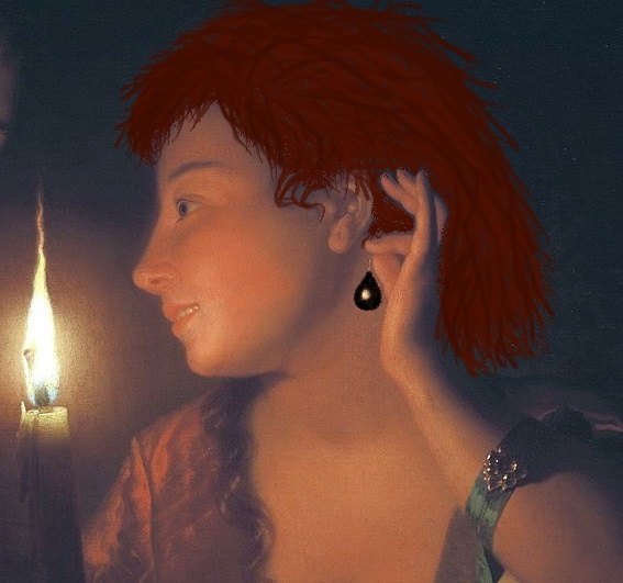 Жемчужина Сервилии описывается как крупный черный драгоценный камень. Автор: Godfried Schalcken, https://commons.wikimedia.org/w/index.php?curid=91901834