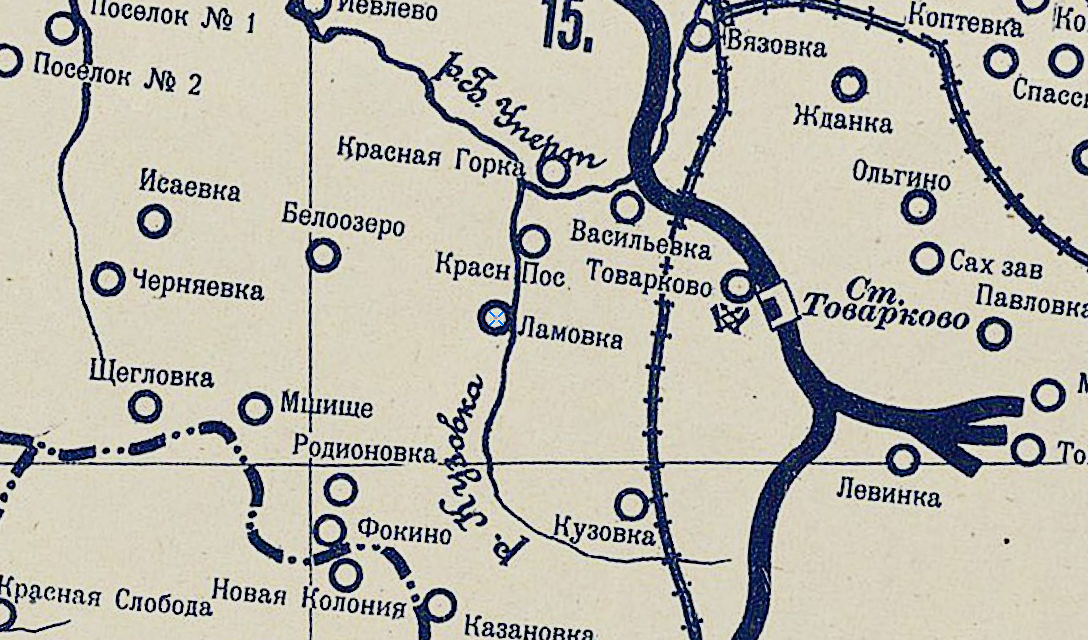 Карта 1927 года