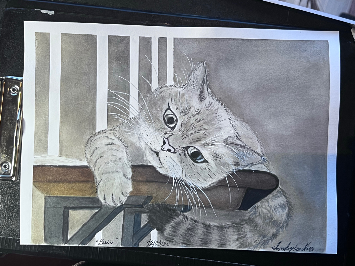 «Бэби» а4 акварель 