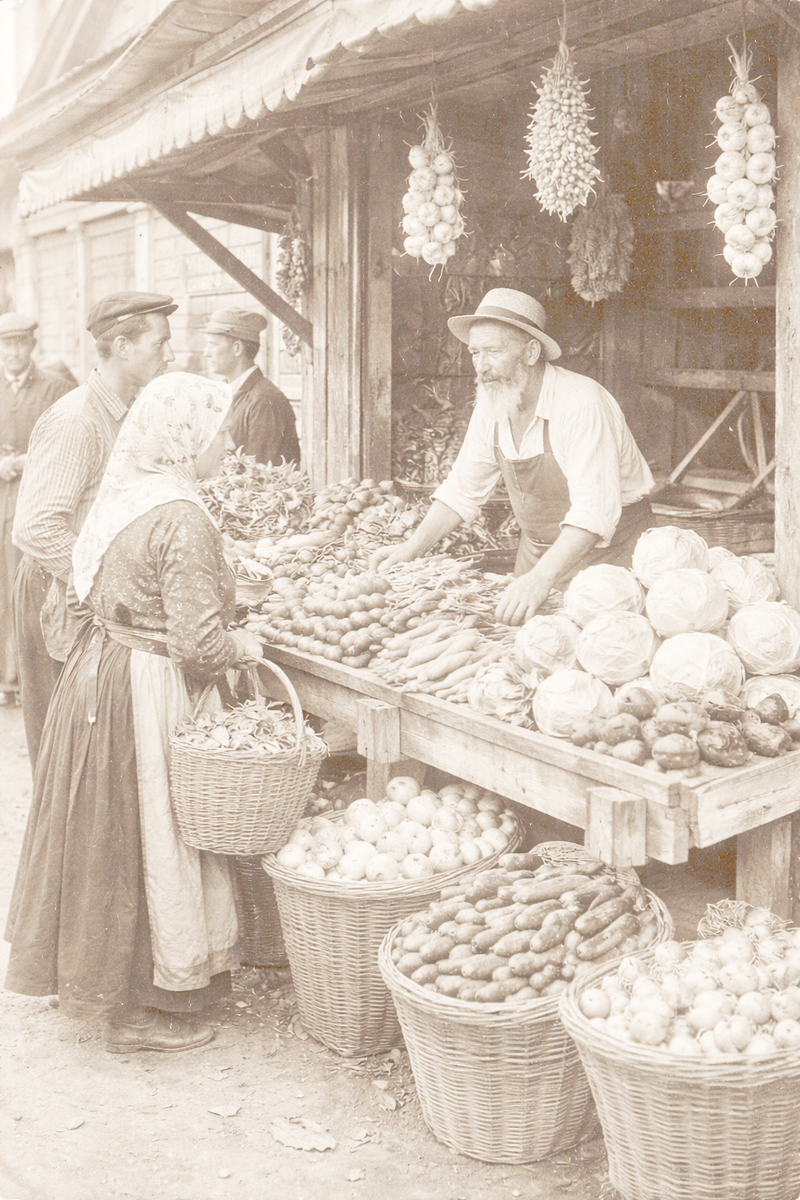 Торговая лавка начала 20 века