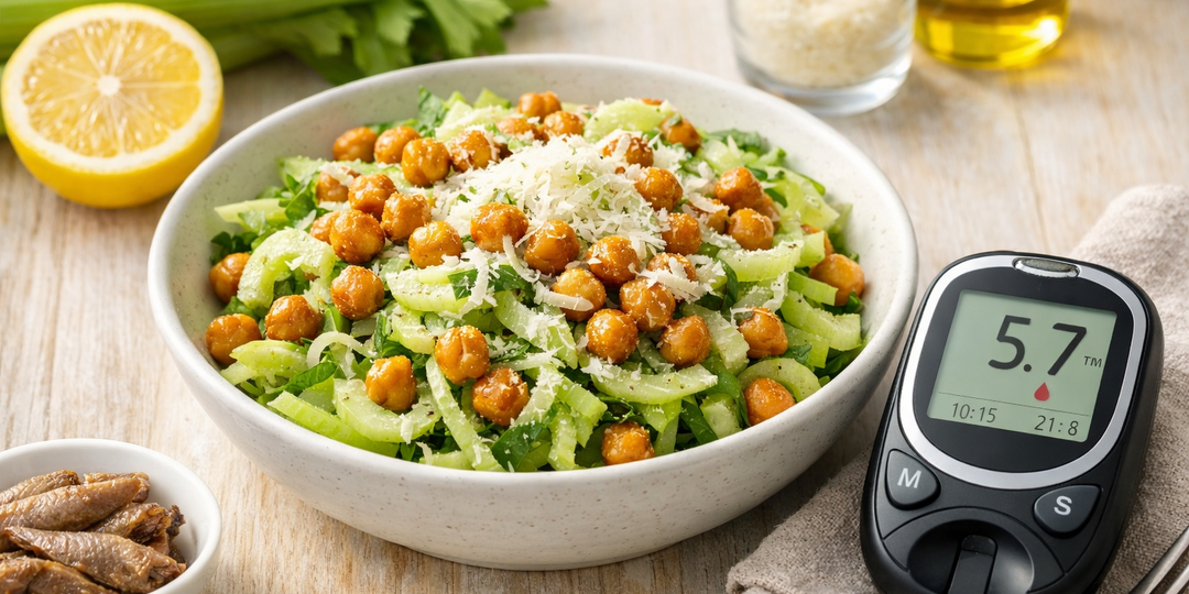 Сельдерей и нут: салат, после которого сахар почти не растёт