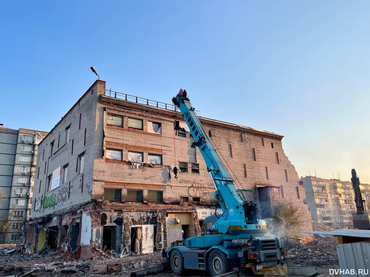    Снос кинотеатра «Восход»