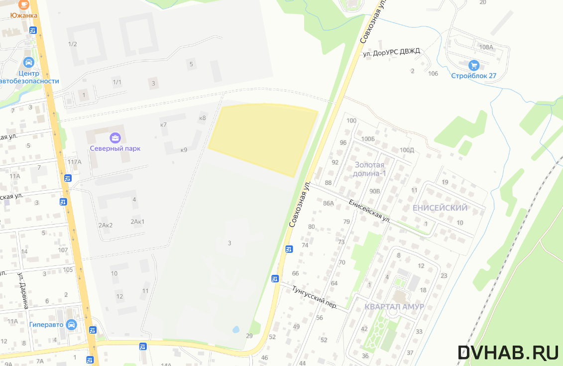    Участок, выделенный под строительство школы