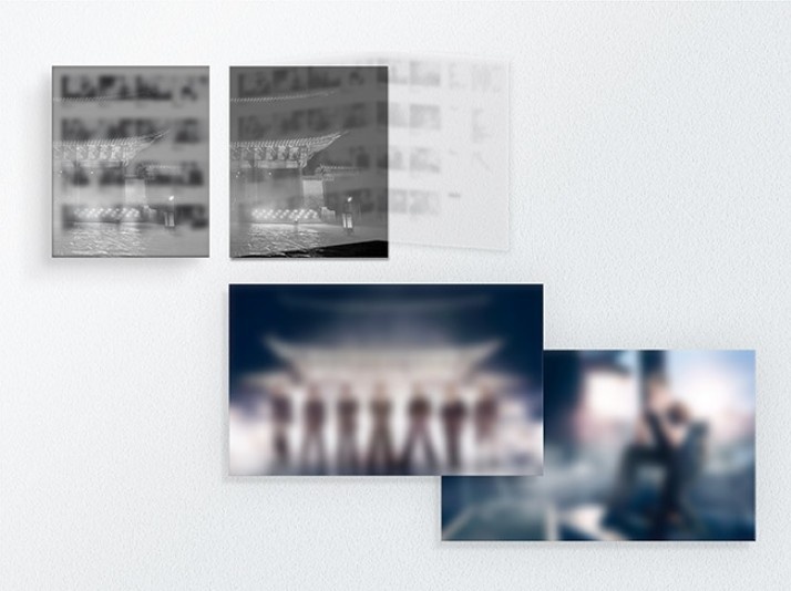 страница из фотобука к альбому. Знакомые силуэты?