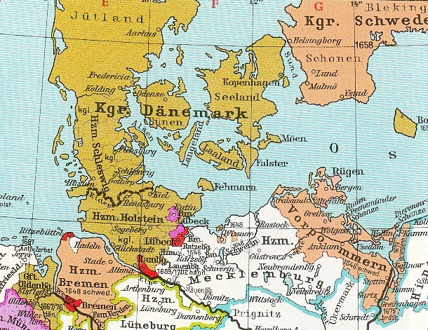 Рис. 156. Северо-Западная Европа XVIII века