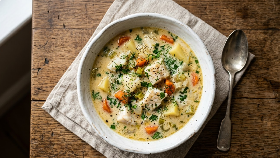 Рыбное рагу с картошкой