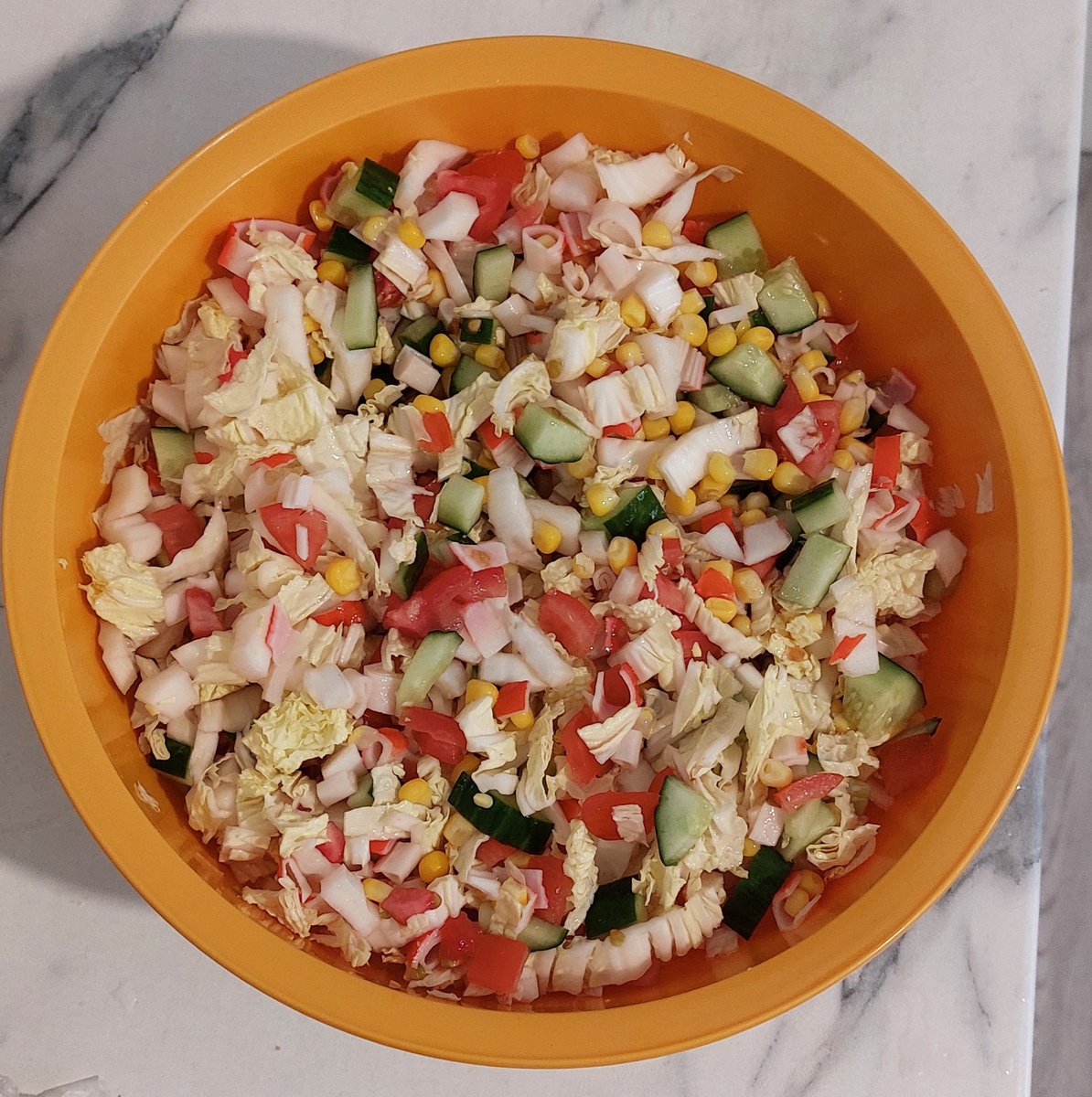 Сочный салатик к любому блюду