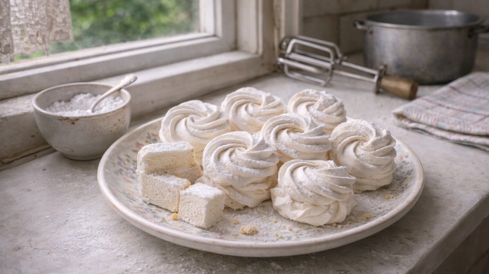 Домашний ванильный зефир