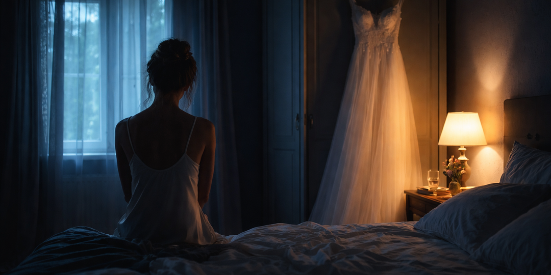 Платье на дверце шкафа