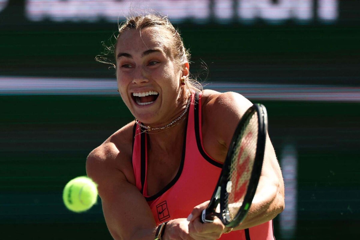  Белорусская теннисистка Арина Соболенко. © BNP Paribas Open, Х