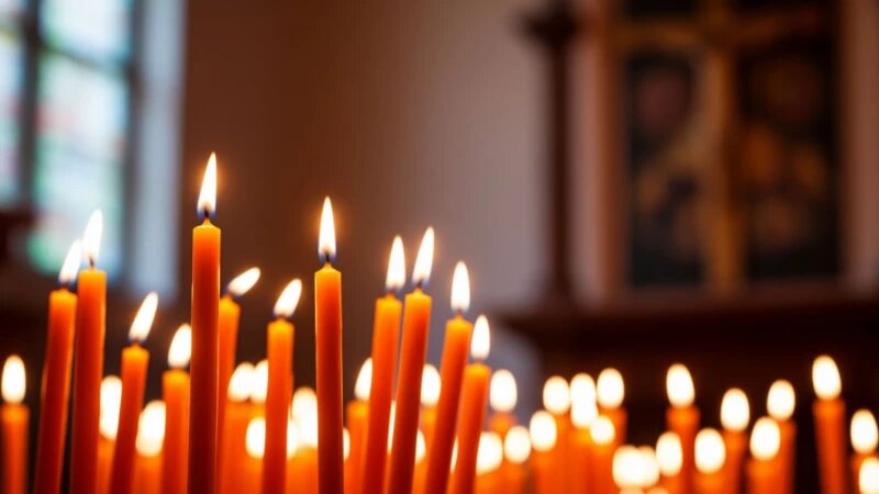     Церковь. Пост. Свечи. Нейросети