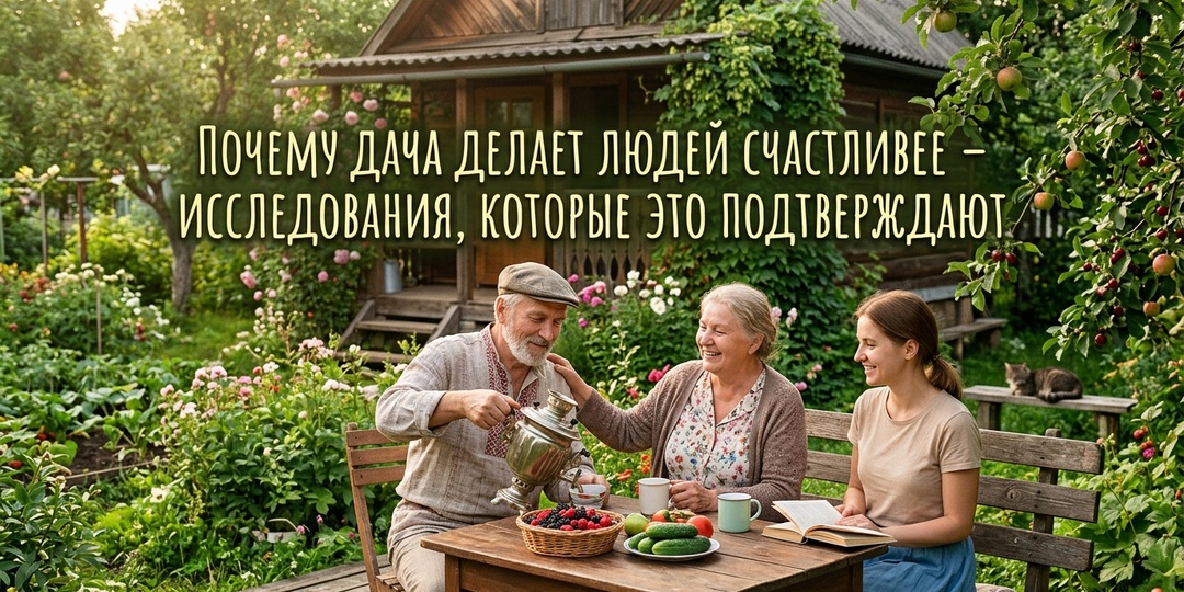 Почему дача делает людей счастливее — исследования, которые это подтвердили