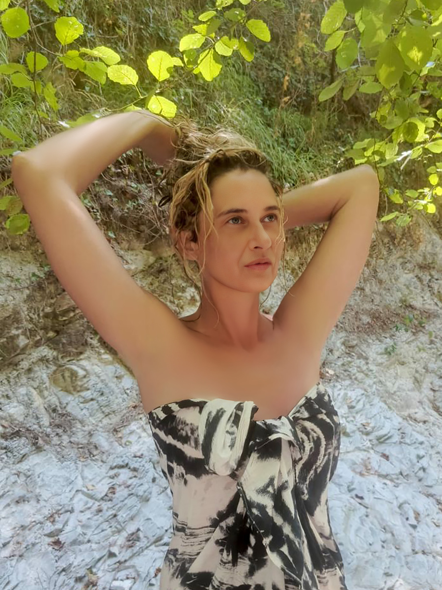 Фото автора на ретрите 