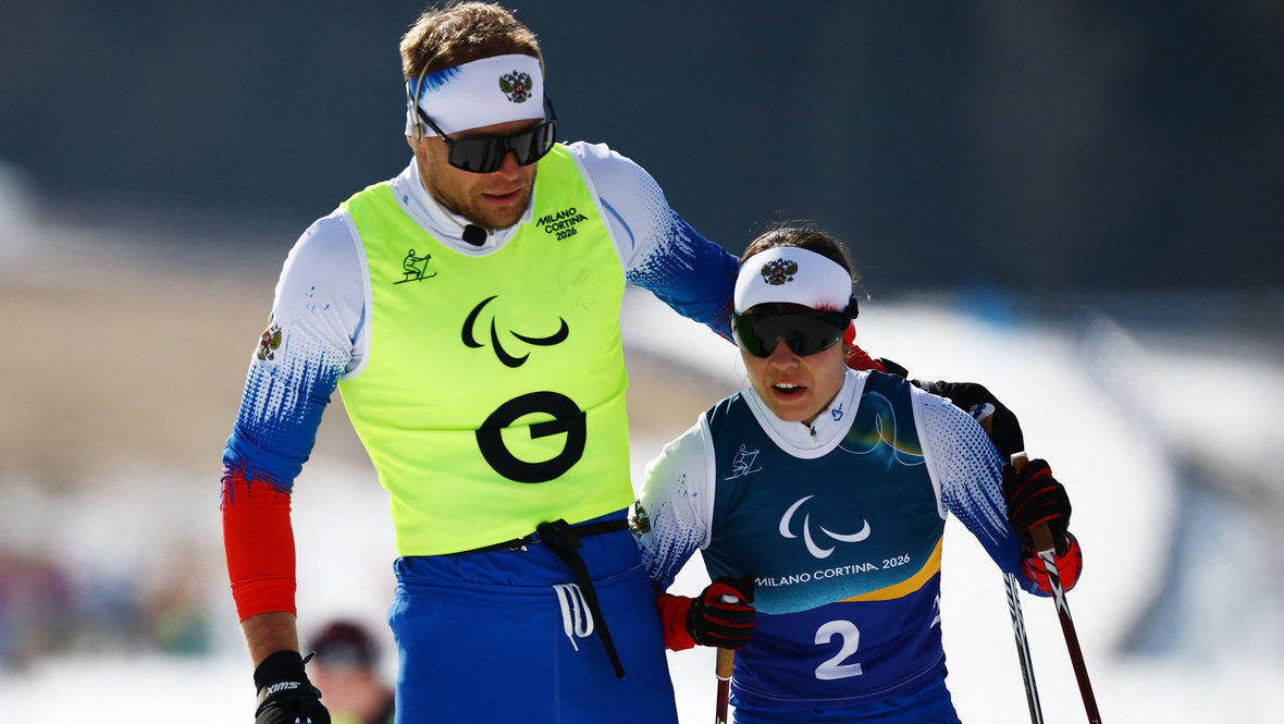 Россиянка Анастасия Багиян завоевала золотую медаль в лыжных гонках (классический спринт) на Паралимпийских играх в Италии