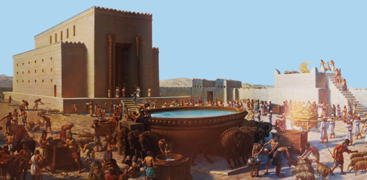 Изображение храма царя Соломона. Изображение с сайта jesuswalk.com