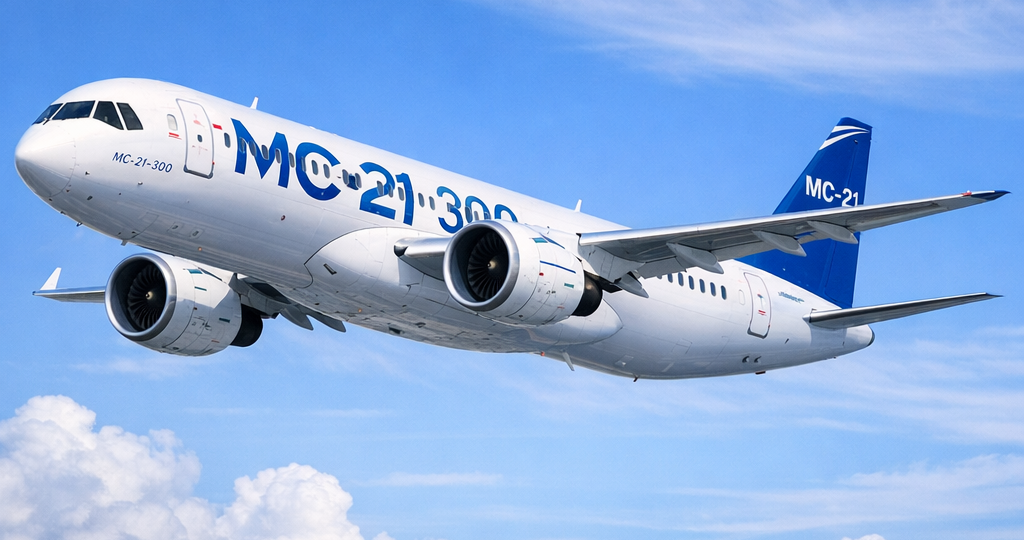 Самолёт МС-21 с российскими системами поднялся в небо