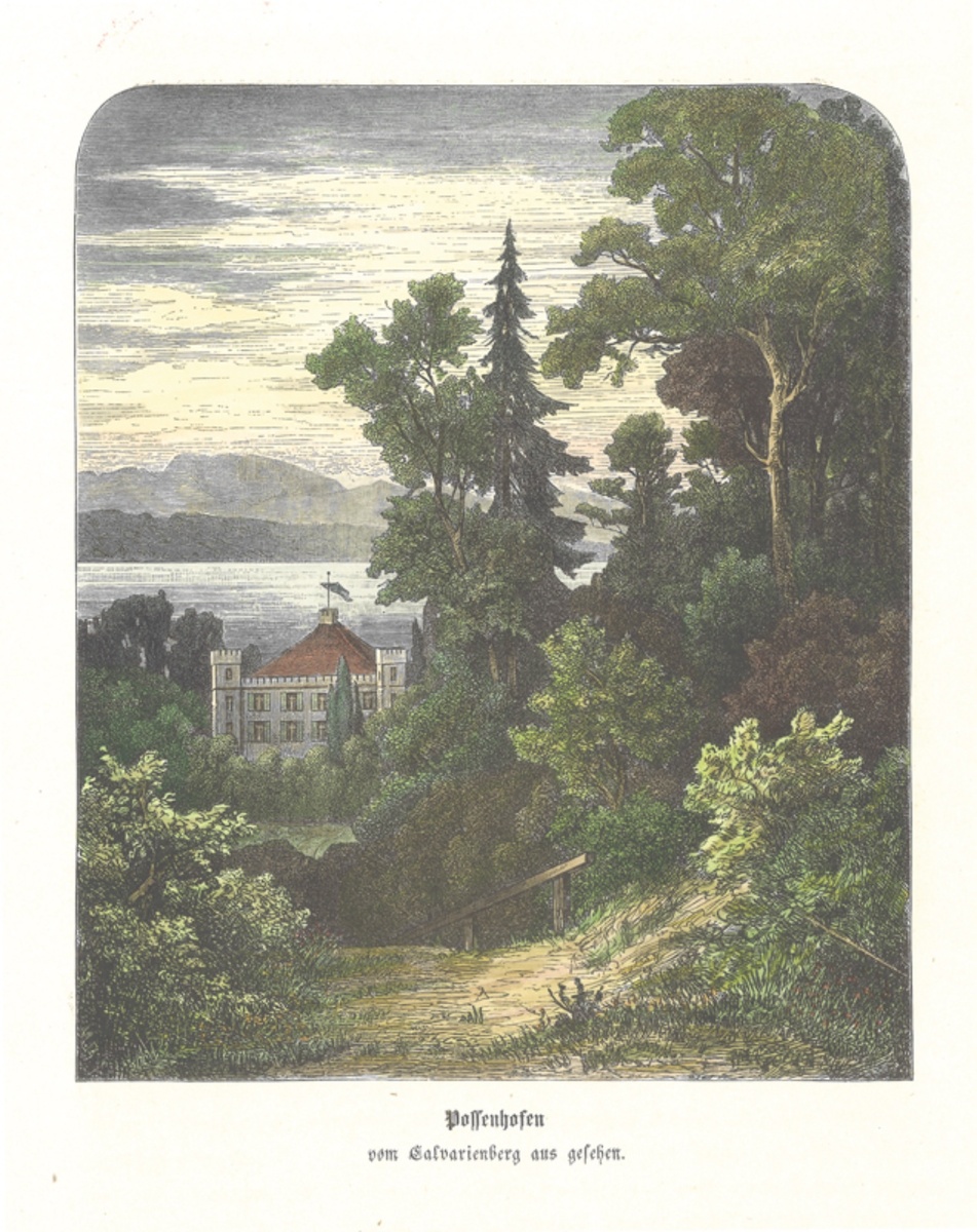 Замок Поссенхоффен, который в семье называли «Посси»