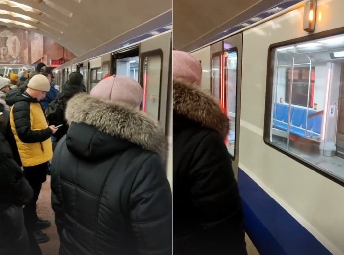 Кадры видео очевидцев, источник — НГС.