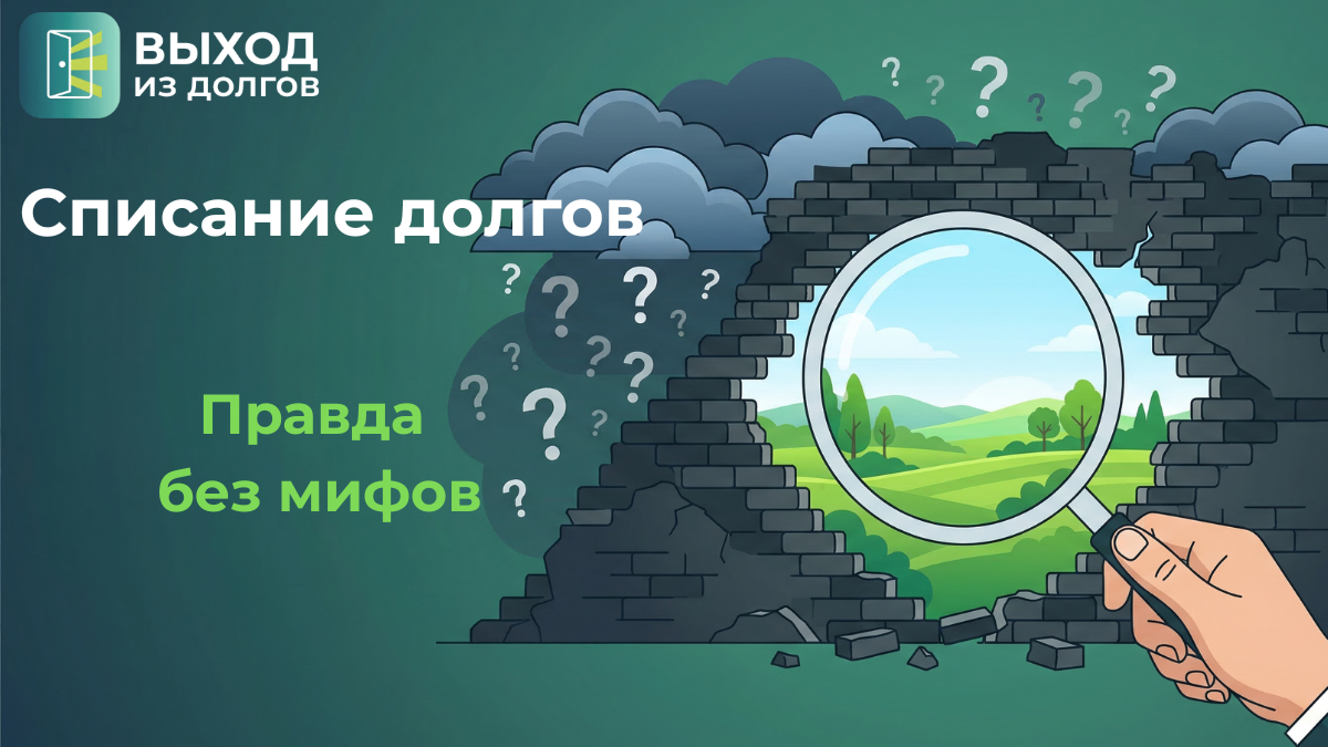 Списание долгов: мифы и реальность. Честный разговор без рекламы