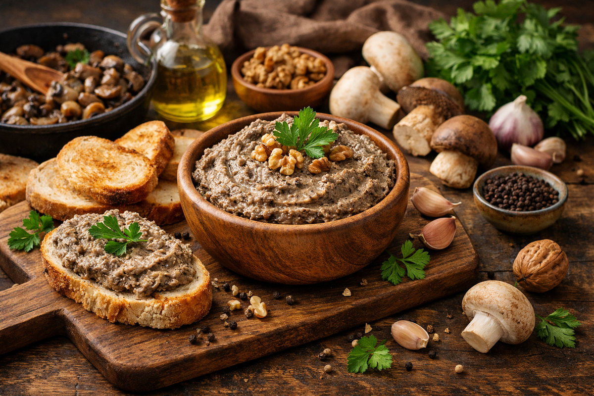 Грибной паштет