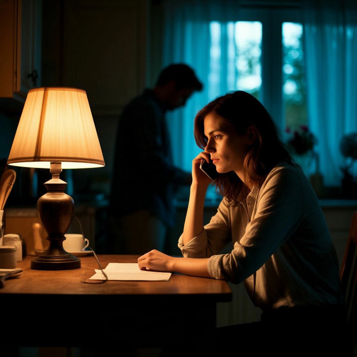 Он изменил и защищает ее