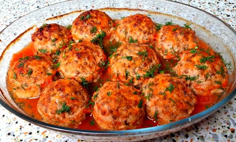 Гречаники с фаршем