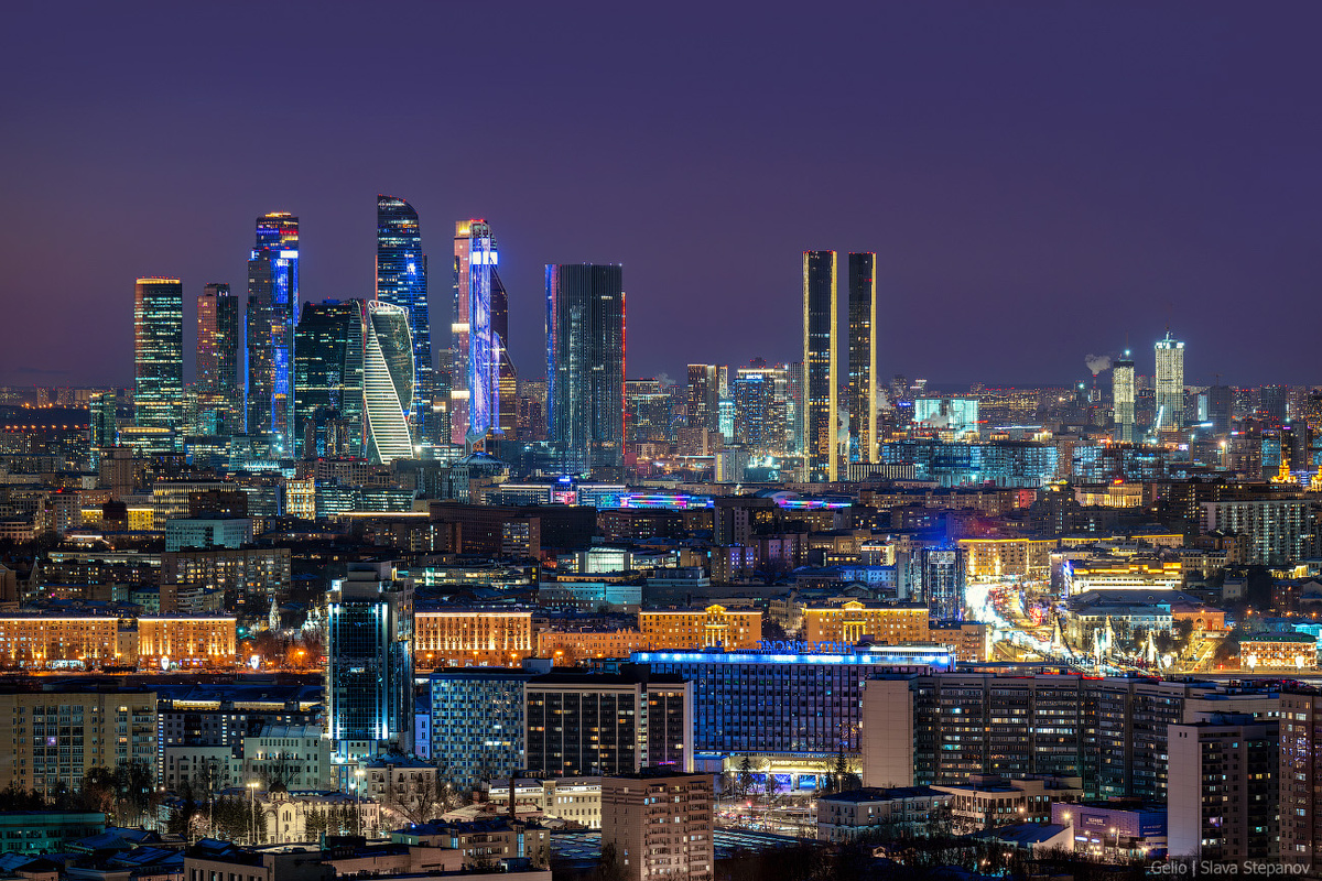 Москва-Сити и Ленинский проспект