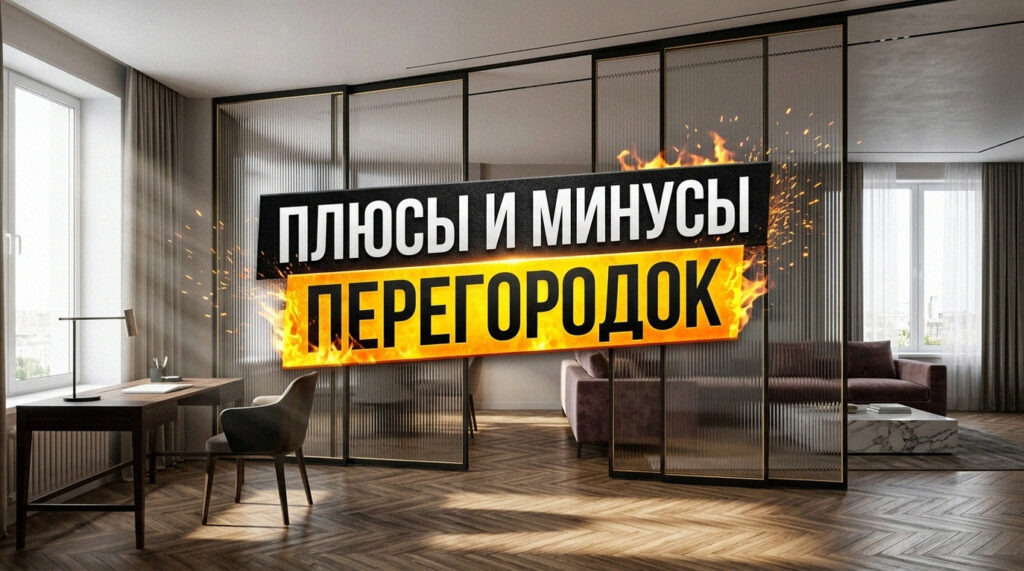    Варианты зонирования пространства с помощью раздвижных стеклянных перегородок GarderobSystem