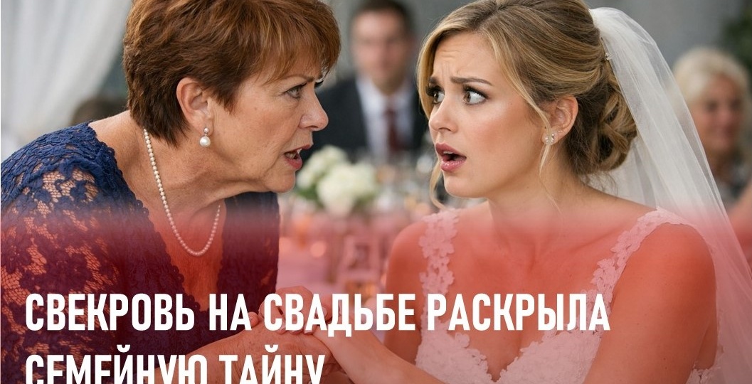 «Ты теперь жена Андрея и должна знать правду». Свекровь на свадьбе раскрыла семейную тайну