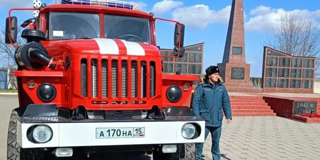 В селении Кизляр Моздокского района выставлен временный противопожарный пост