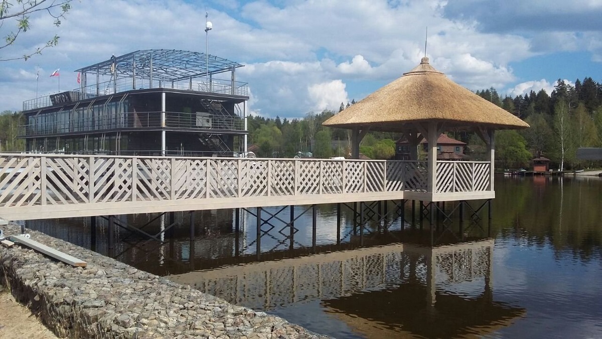 беседка на воде от Вудхэд