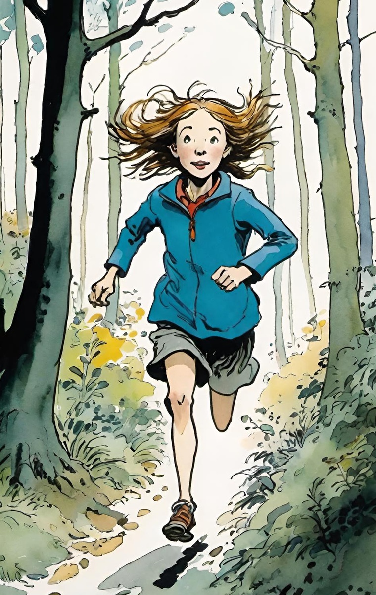 и побежала на голос