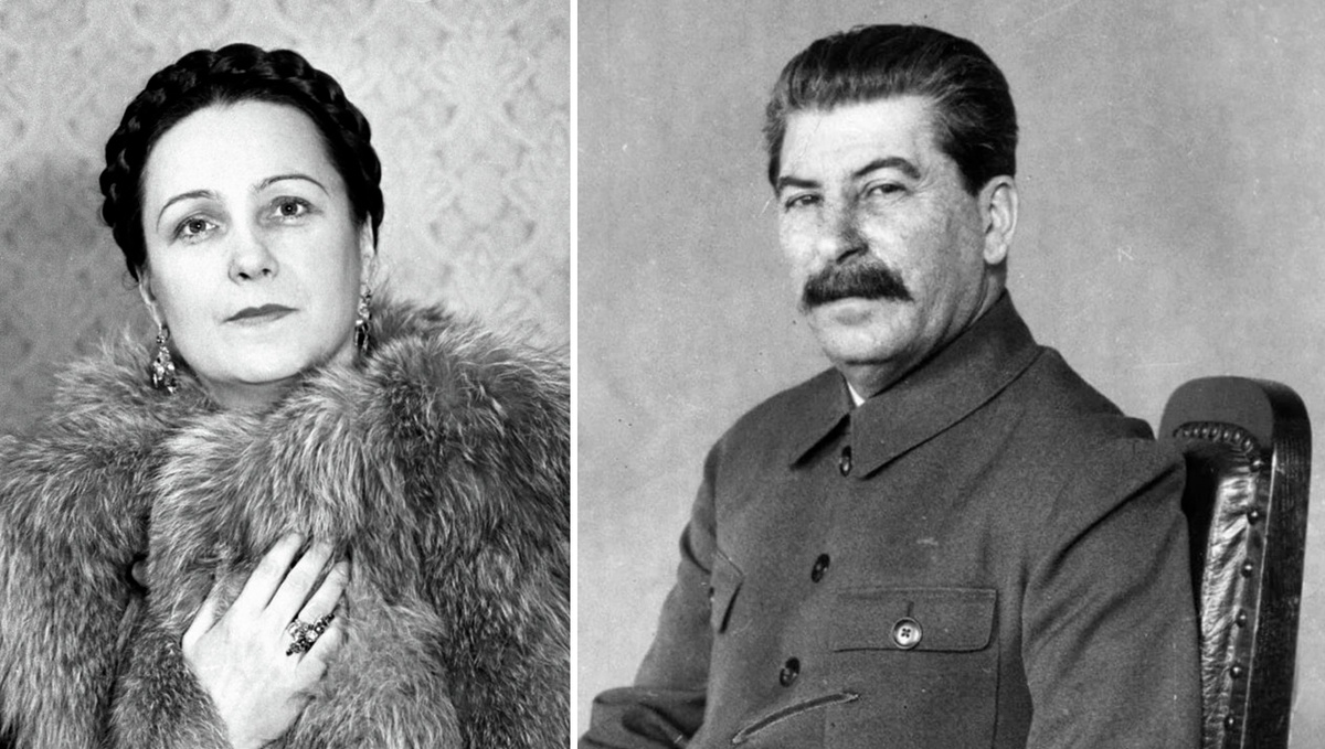 Вера Давыдова и Иосиф Сталин